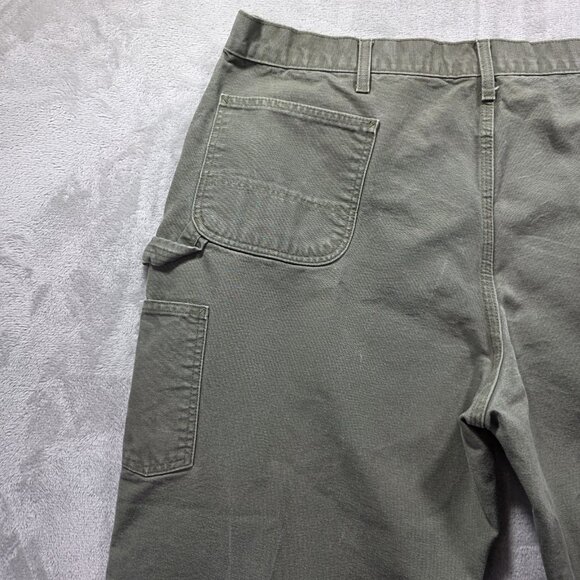 Carhartt B11 MOS Pants Mens 44x30 Green Workwear Original Fit Utility Cotton - Picture 3 of 10